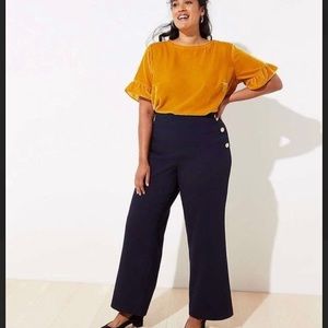 LOFT High Waist Wide Leg "Trouser" (18)